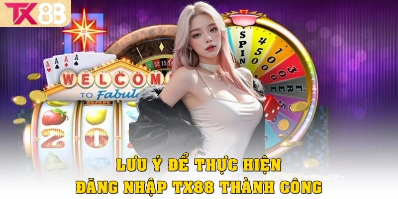 Đăng Nhập TX88 3 Lưu ý để thực hiện đăng nhập TX88 thành công
